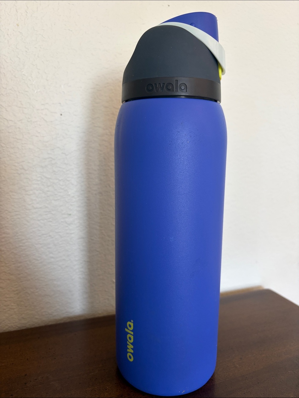 Owala Blue Purple Stainless Water Bottle with Flip Lid 40 oz